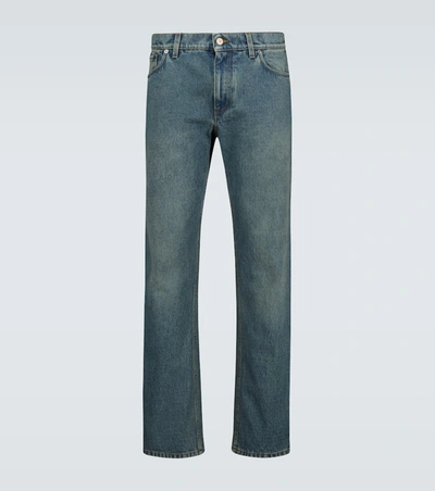 Burberry Straight-leg Jeans In Blue