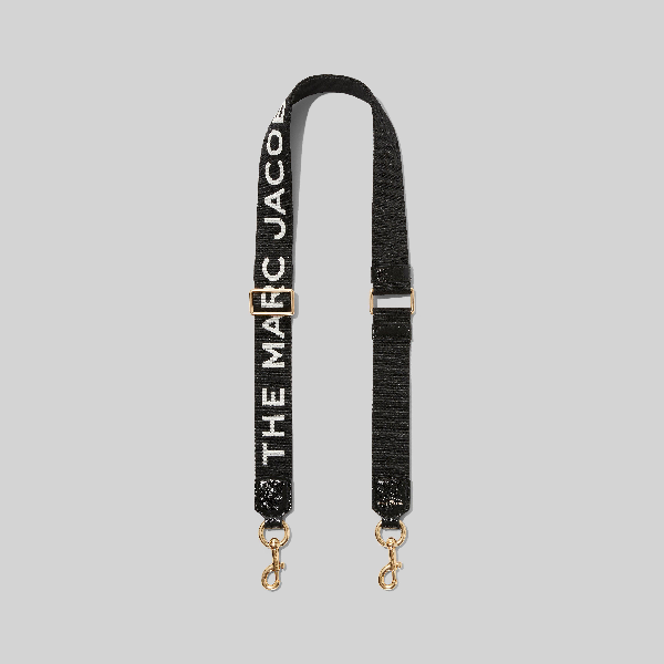 marc jacobs logo webbing strap