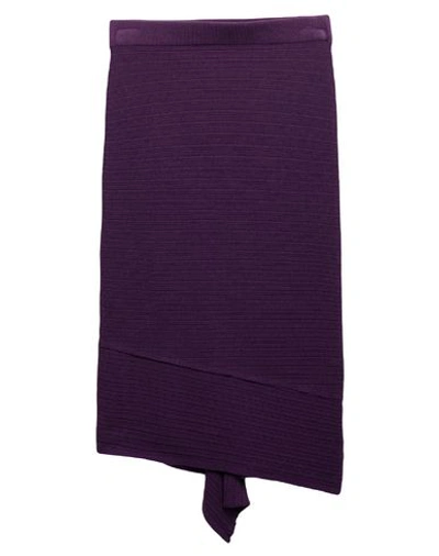 Pinko Midi Skirts In Purple