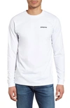 Patagonia Responsibili-tee Long Sleeve T-shirt In White