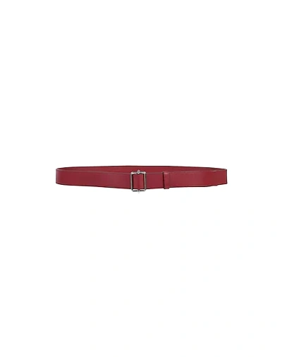 Valentino Garavani Regular Belt In Maroon