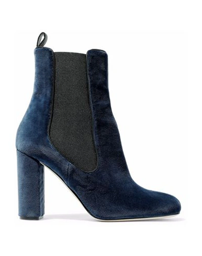 M Missoni Ankle Boots In Dark Blue
