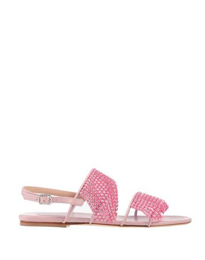 Polly Plume Sandals In Pink