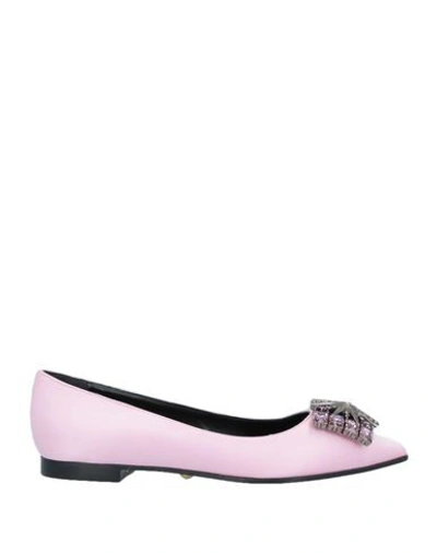 Fausto Puglisi Ballet Flats In Pink
