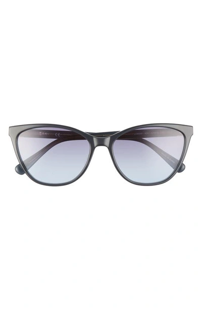 Longchamp Le Pliage 57mm Gradient Cat Eye Sunglasses In Blue