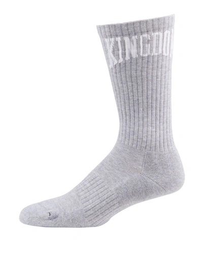 Burberry Men's Kingdom Sport Socks In Gray