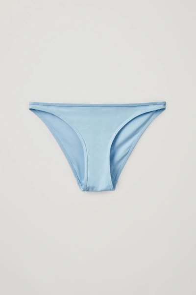 Cos Slim-fit Bikini Bottoms In Blue