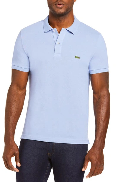Lacoste Slim Fit Pique Polo In Purpy