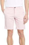 Rodd & Gunn The Peaks Cotton-blend Over-dyed Classic Fit Shorts In Rosewater