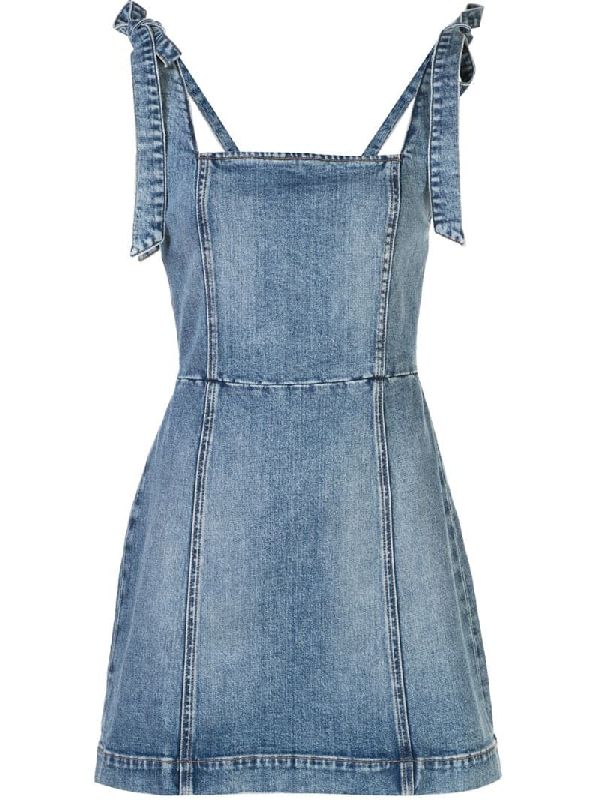 alice and olivia denim dress