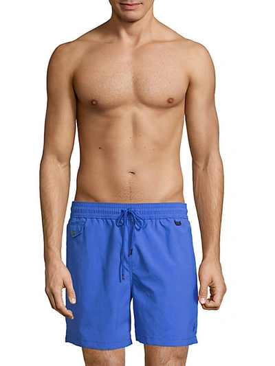 Polo Ralph Lauren Luxury Explorer Packable Swim Shorts In Blue