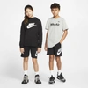 Nike Sportswear Club Fleece Big Kidsâ Shorts In Black