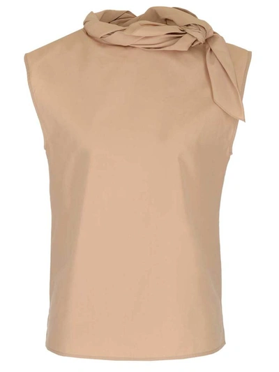 Givenchy Regular Fit Top In Beige