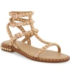 Ash Play Studded Sandal In Rame
