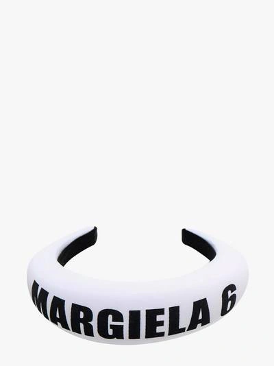 Mm6 Maison Margiela Hairbands In White