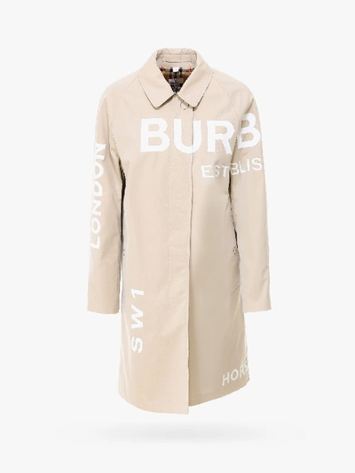 Burberry Raincoat In Beige