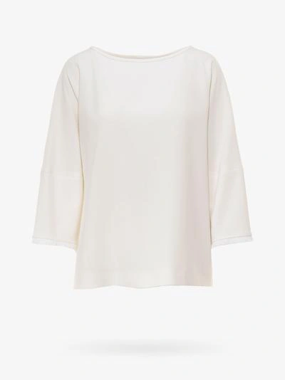 Max Mara Pisa Blouse In White