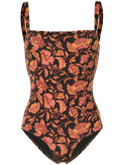 Matteau Square Maillot One-piece Swimsuit In Multicolour