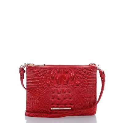 Brahmin Perri Crossbody Carnation Melbourne In Carnation,gold