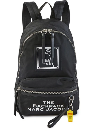 Marc Jacobs The Pictogram Backpack In Black