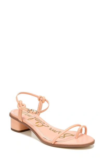 Sam Edelman Women's Isle Barely There Dress Sandals Women's Shoes In Peach Fizz Leather