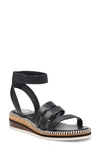 Vince Camuto Women's Margreta Platform Sandals In Black Leather