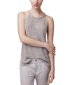 B New York Sleeveless Sweater In Hazelnut B