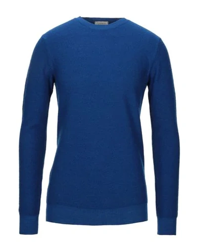 Paolo Pecora Sweaters In Blue