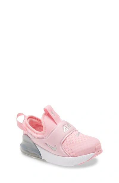 Nike Unisex Air Max 270 Extreme Low Top Sneakers - Toddler, Little Kid In Pink/met Silver/white