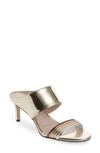 Calvin Klein 'cecily' Sandal In Sunset Patent Leather