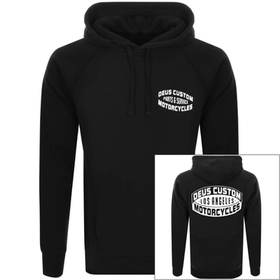 Deus Ex Machina Mondo Logo Hoodie Black