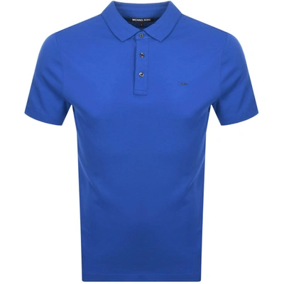Michael Kors Elvis Polo Shirts In Blue