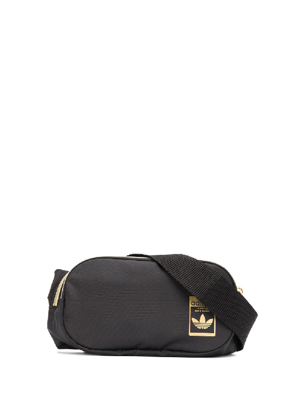 adidas originals black & gold waist pack