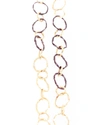 Armenta 18k Midnight Circle Link Necklace In Old World