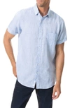 Rodd & Gunn Regular Fit Ellerslie Linen Shirt In Cornflower