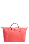 Longchamp Le Pliage Club Tote In Pomegranate