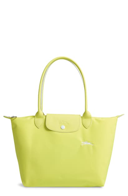 Longchamp Le Pliage Club Small Shoulder Tote In Yellow | ModeSens