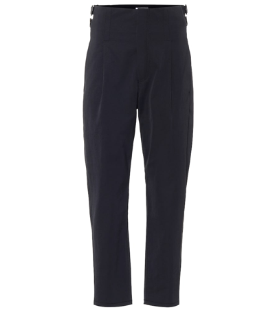 Colovos Buckle High-rise Trousers In Black