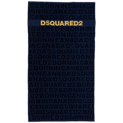 Dsquared2 Vanille Beach Towels In Blue