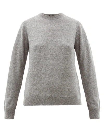 A.p.c. Juliette Cotton & Cashmere Sweater In Gris