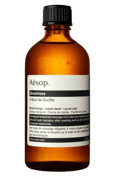 Aesop Breathless Botanical Massage Oil In N/a