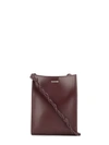 Jil Sander Tangle Small Braided-strap Leather Cross-body Bag In 502 Dark Purple
