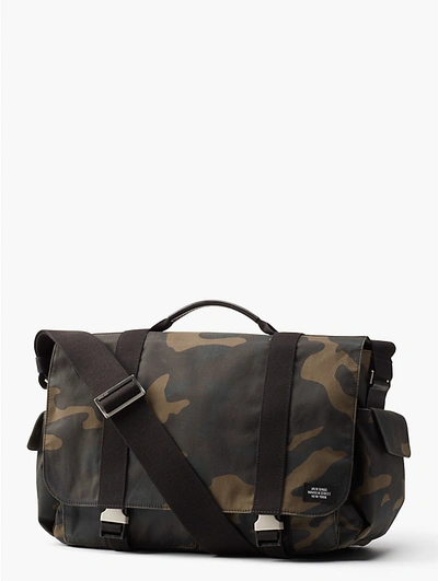 Kate Spade Jack Spade Waxwear Dad Diaper Bag In Camo