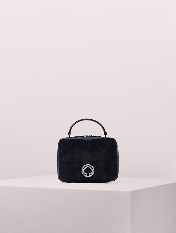 Kate Spade Vanity Sparkle Mini Top Handle Bag In Blazer Blue ModeSens