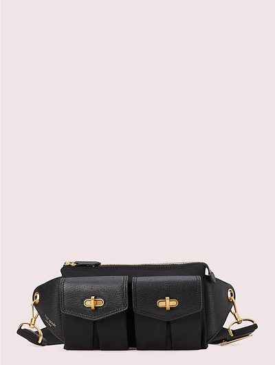 Kate Spade Cargo Nylon Medium Sling Bag In Black