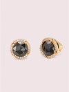 Kate Spade That Sparkle Pavé Round Large Studs In Clear/silver