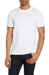 Ted Baker Basketweave Crewneck Shirt In White