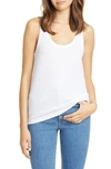 Rag & Bone Kari Rib Tank In White