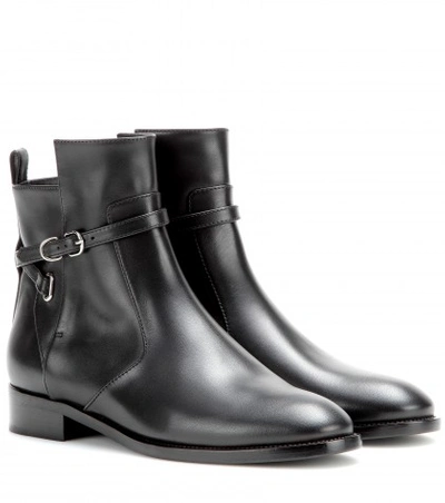 Balenciaga Papier Chelsea Leather Ankle Boots In Eoir | ModeSens