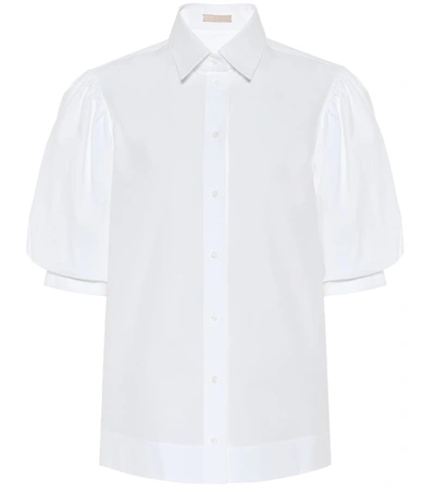 Alaïa Cotton-poplin Shirt In White
